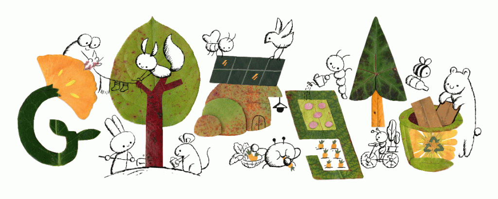 Doodle do Google: Dia da Terra: mais advertência que celebração, Ciência