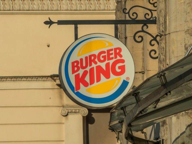 burger king sign in historic wroclaw street